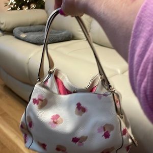 Coach Floral Print Handbag